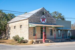 historic texaco stand, one of the best places to visit in driftwood tx