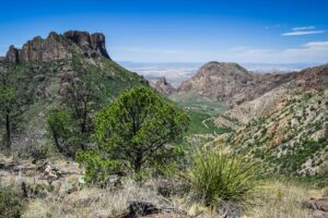 beautiful views of mountains lost mine hike big bend national park